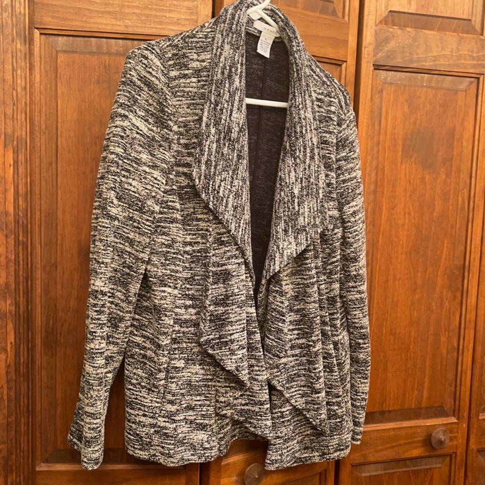 Never worn XL Black and Cream colored Jacket